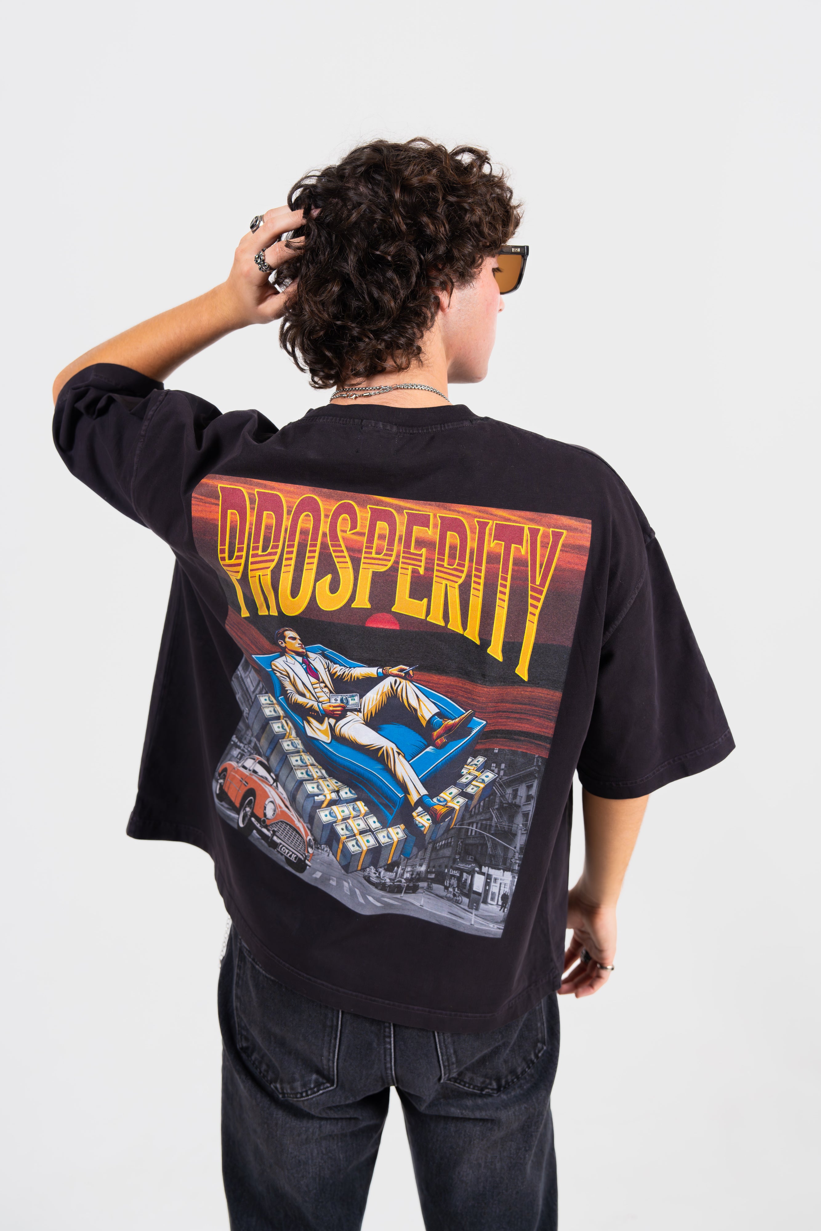 Prosperity Premium Oversized Sleeves Tee