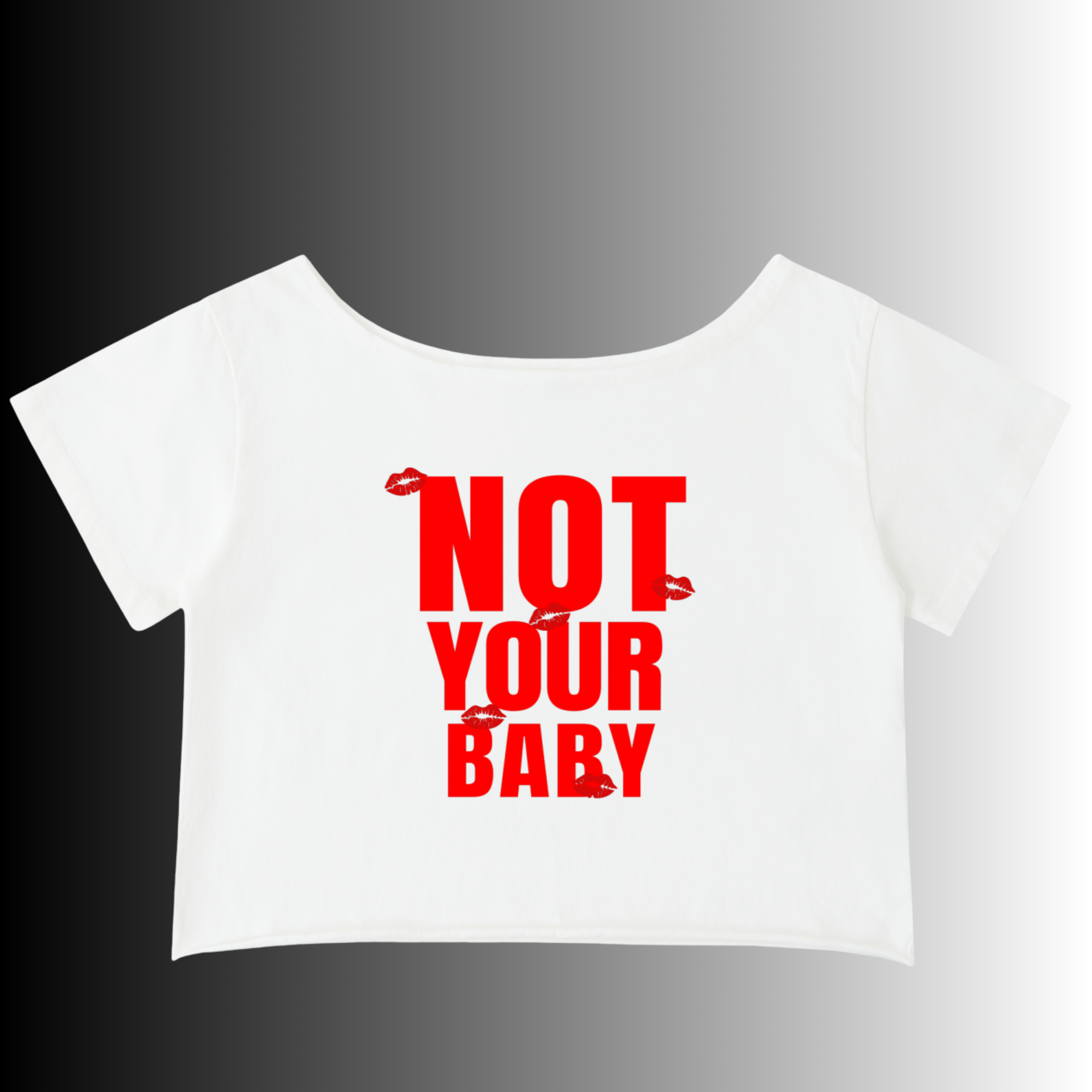 Not Your Baby Women's Off Shoulder Tee