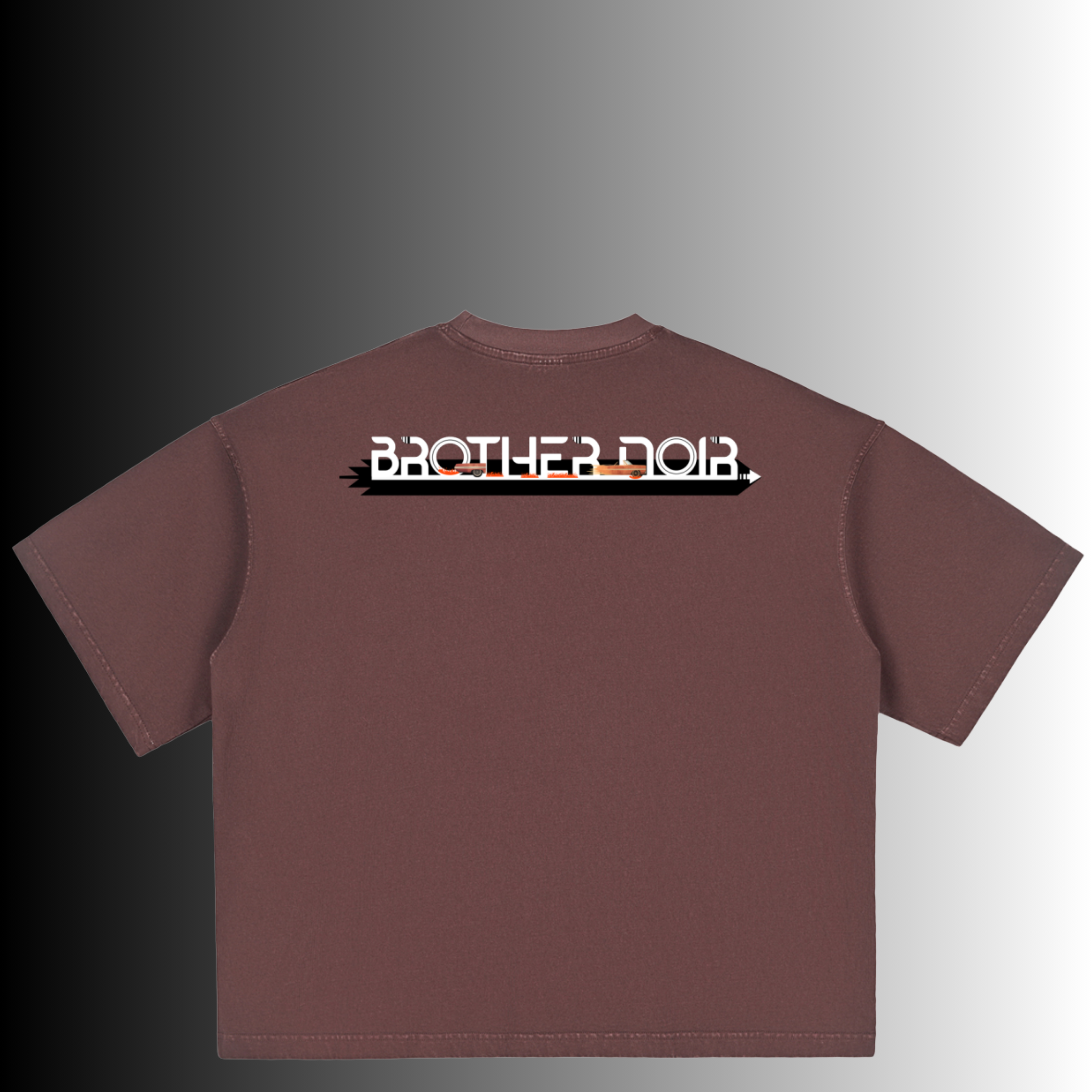 Bnoir's Off Track Premium Oversized Sleeves Tee