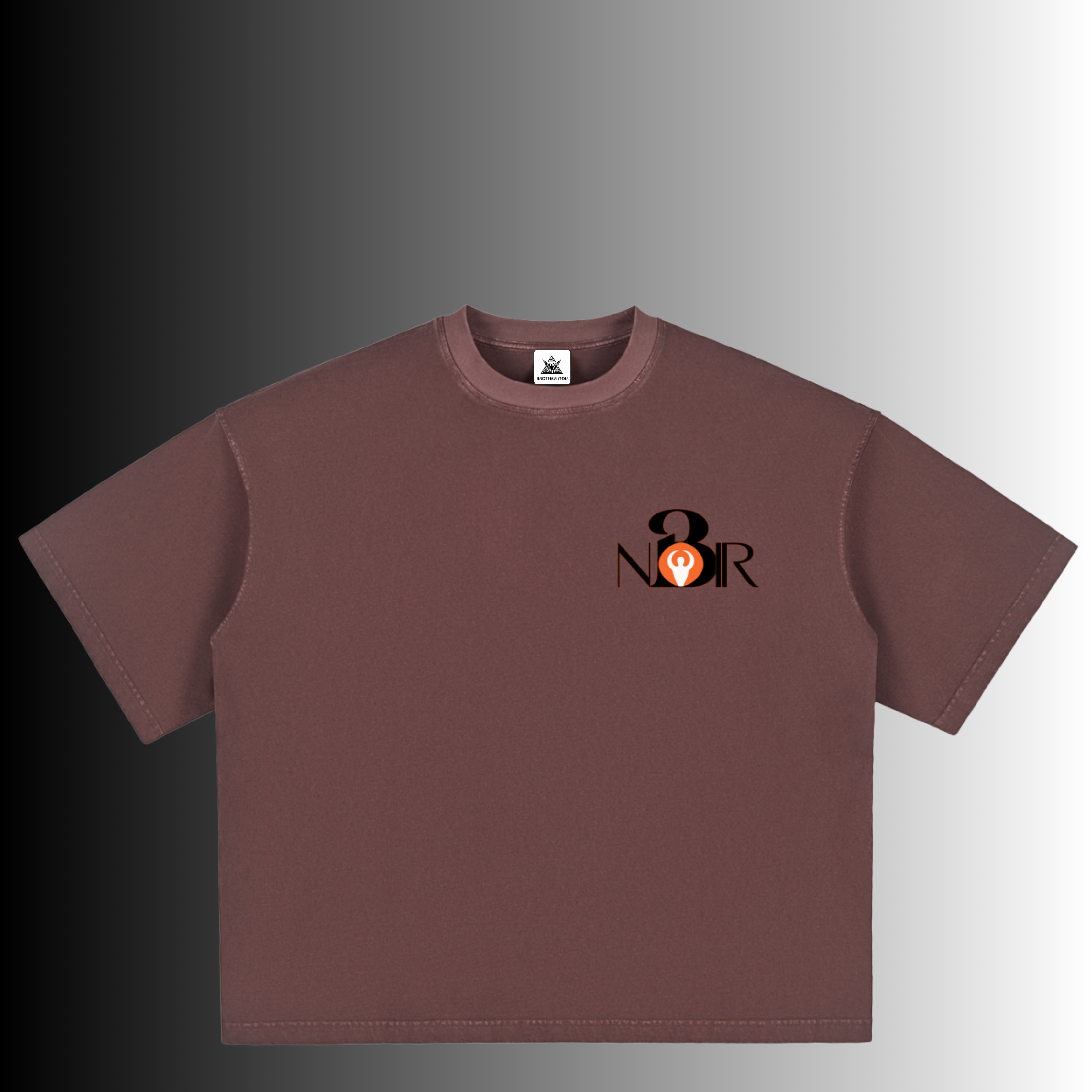 Bnoir's Off Track Premium Oversized Sleeves Tee
