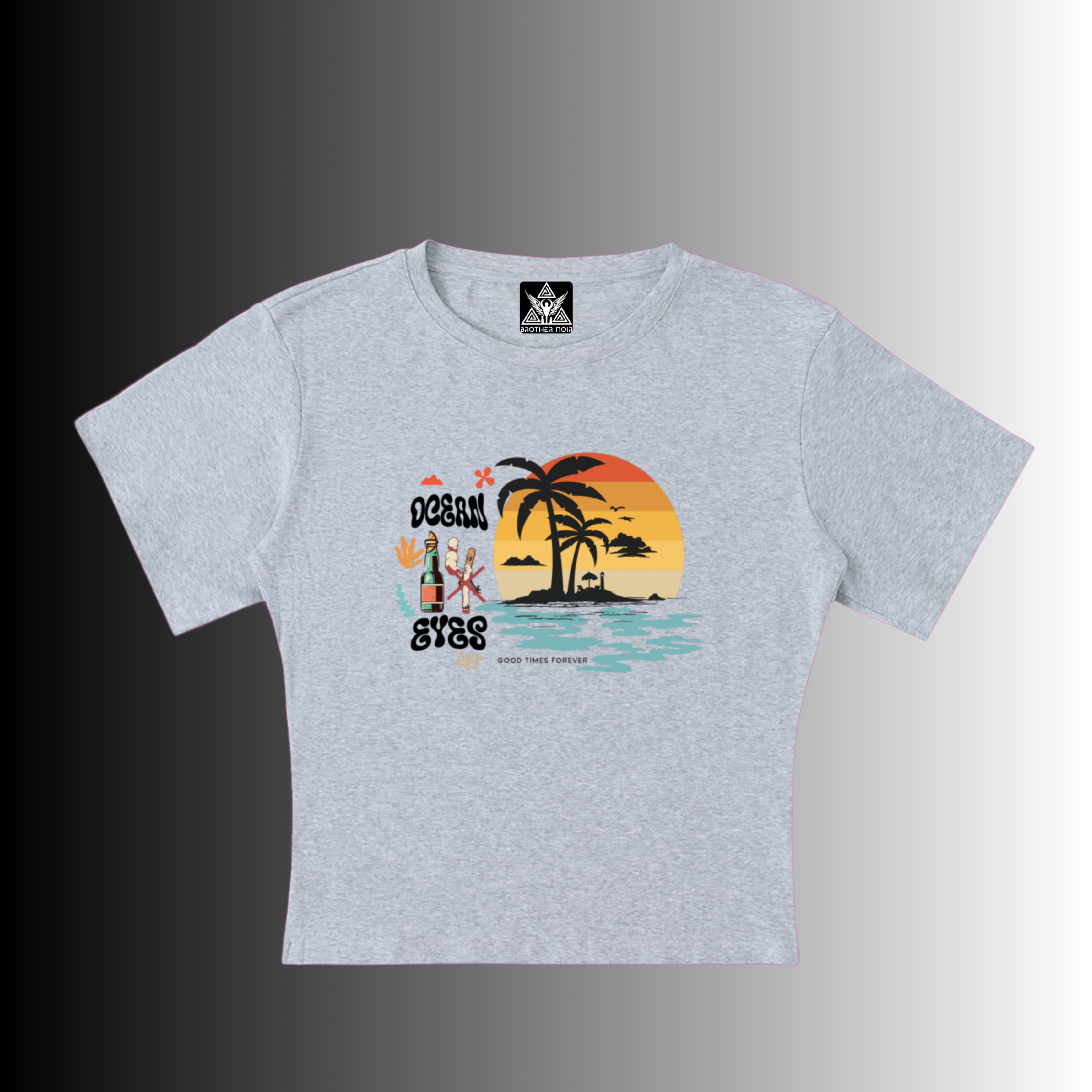Ocean Eyes Women's Fitted Top