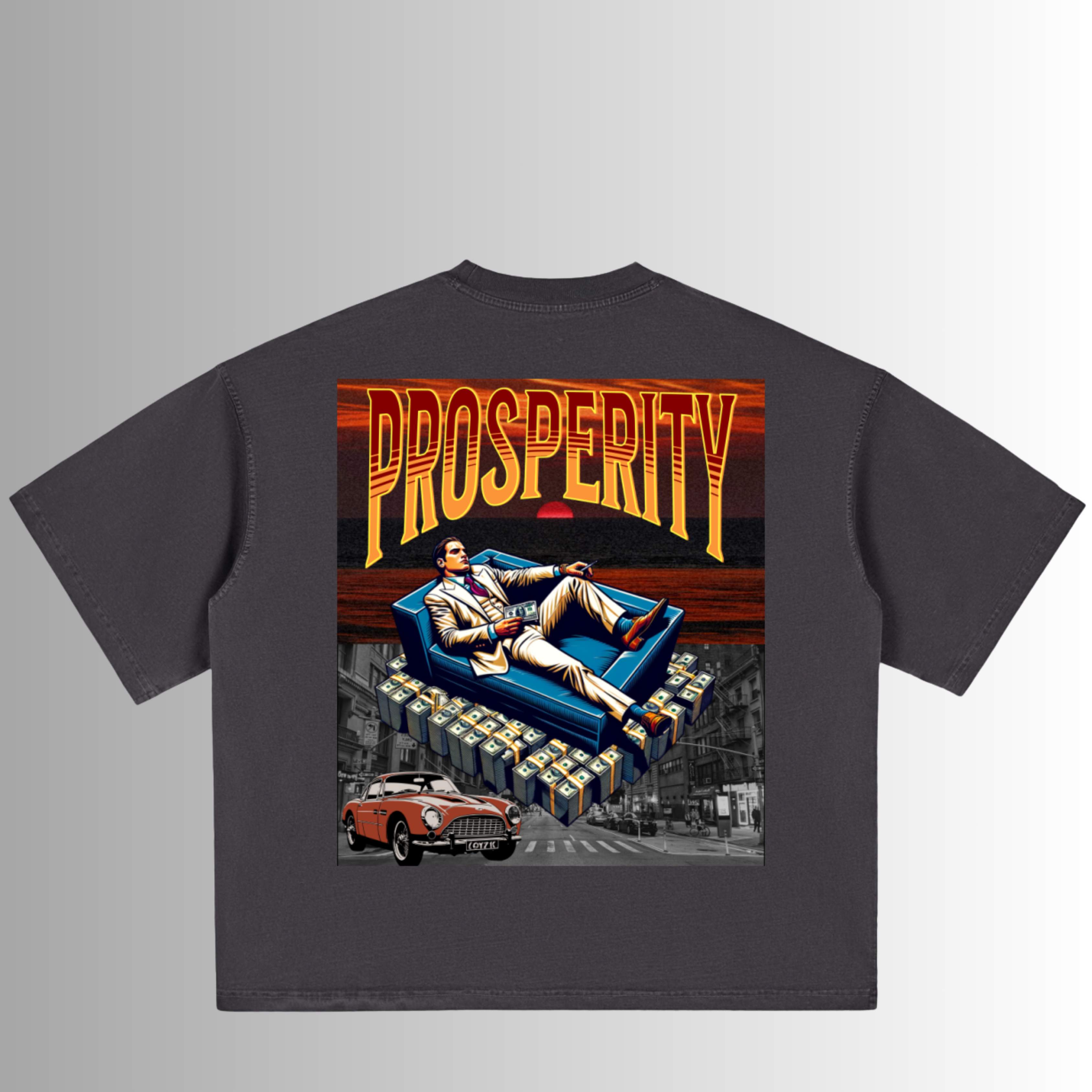 Prosperity Premium Oversized Sleeves Tee