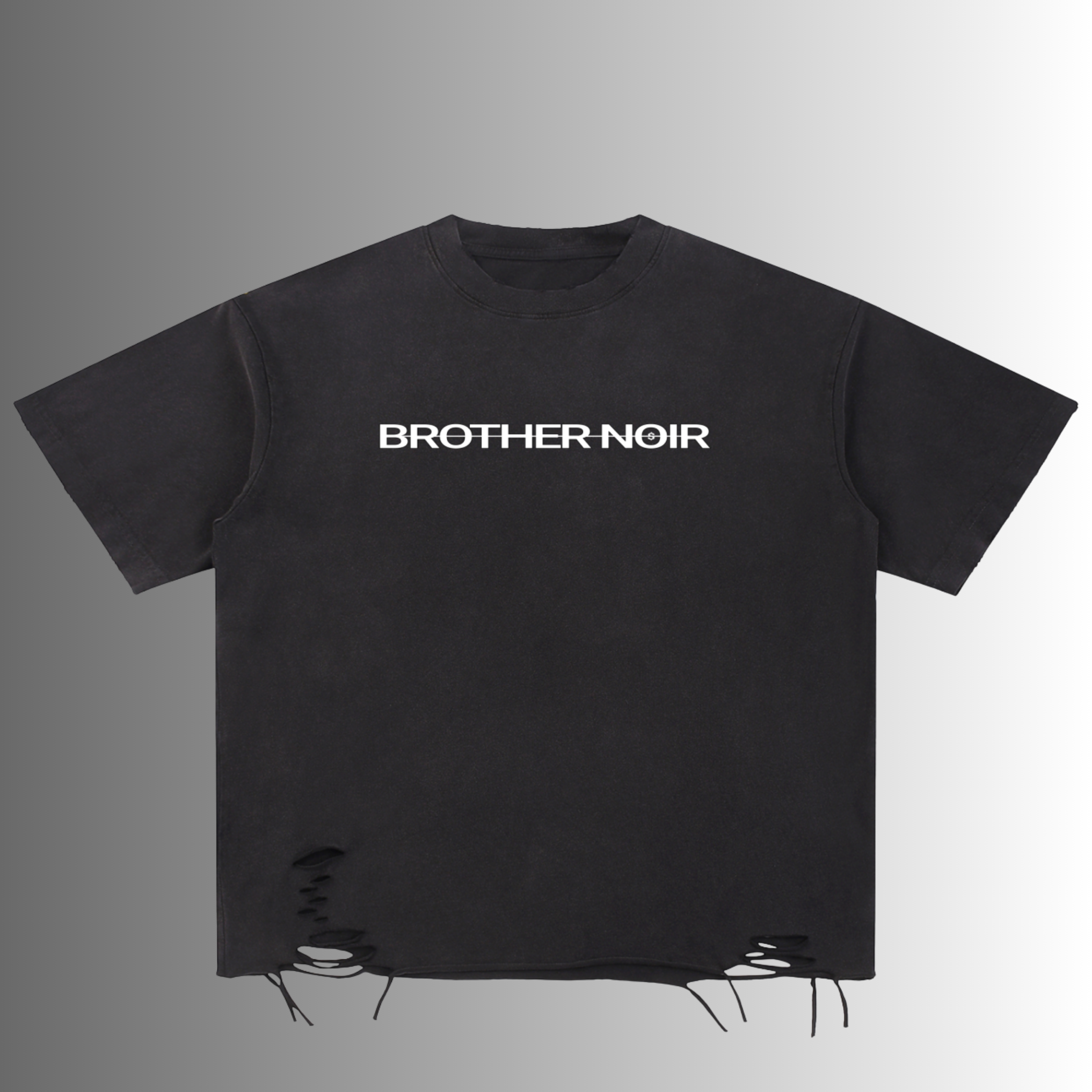 Wings Of Noir Ripped T-Shirt