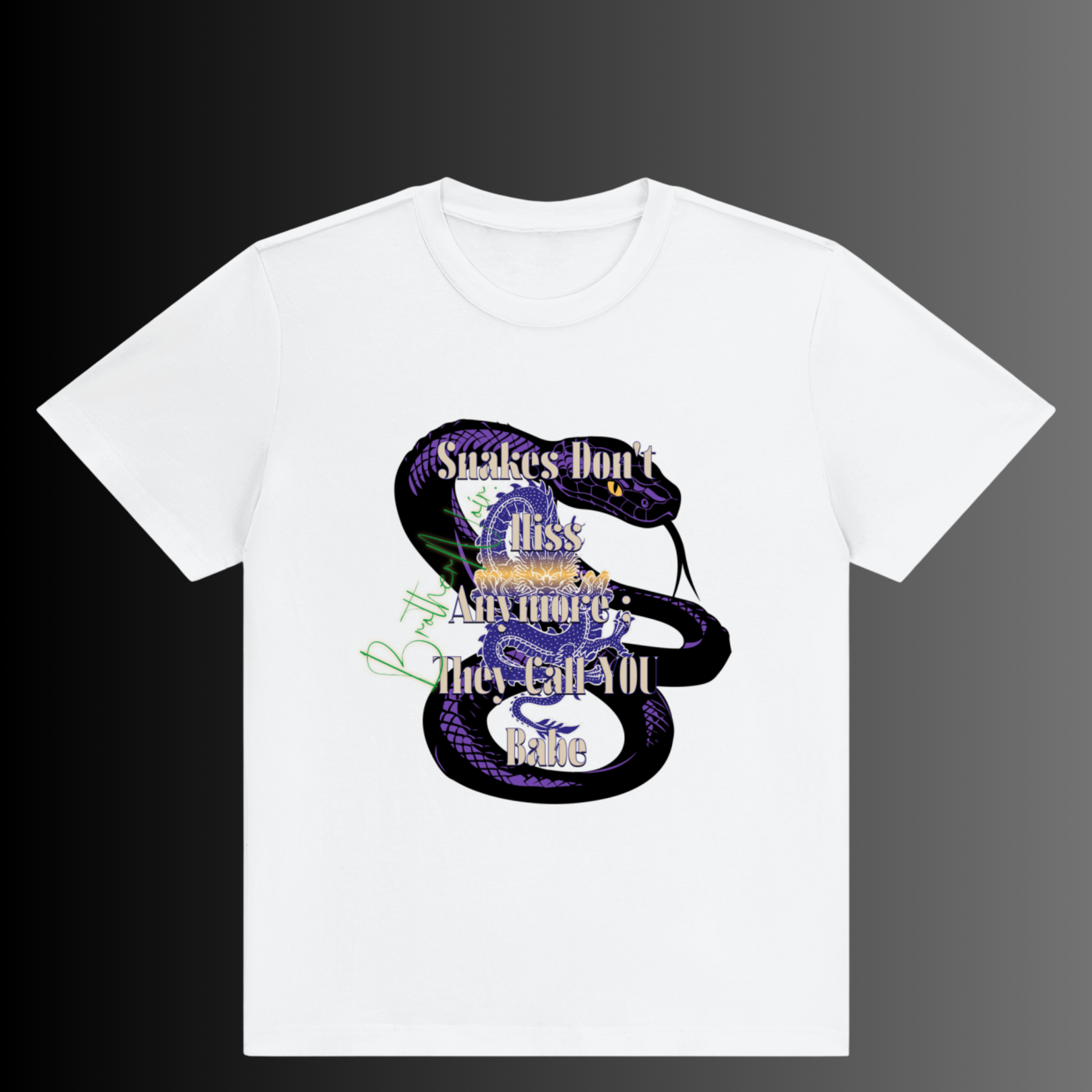 Snake Don't Hiss Regular-Fit Men's Tee