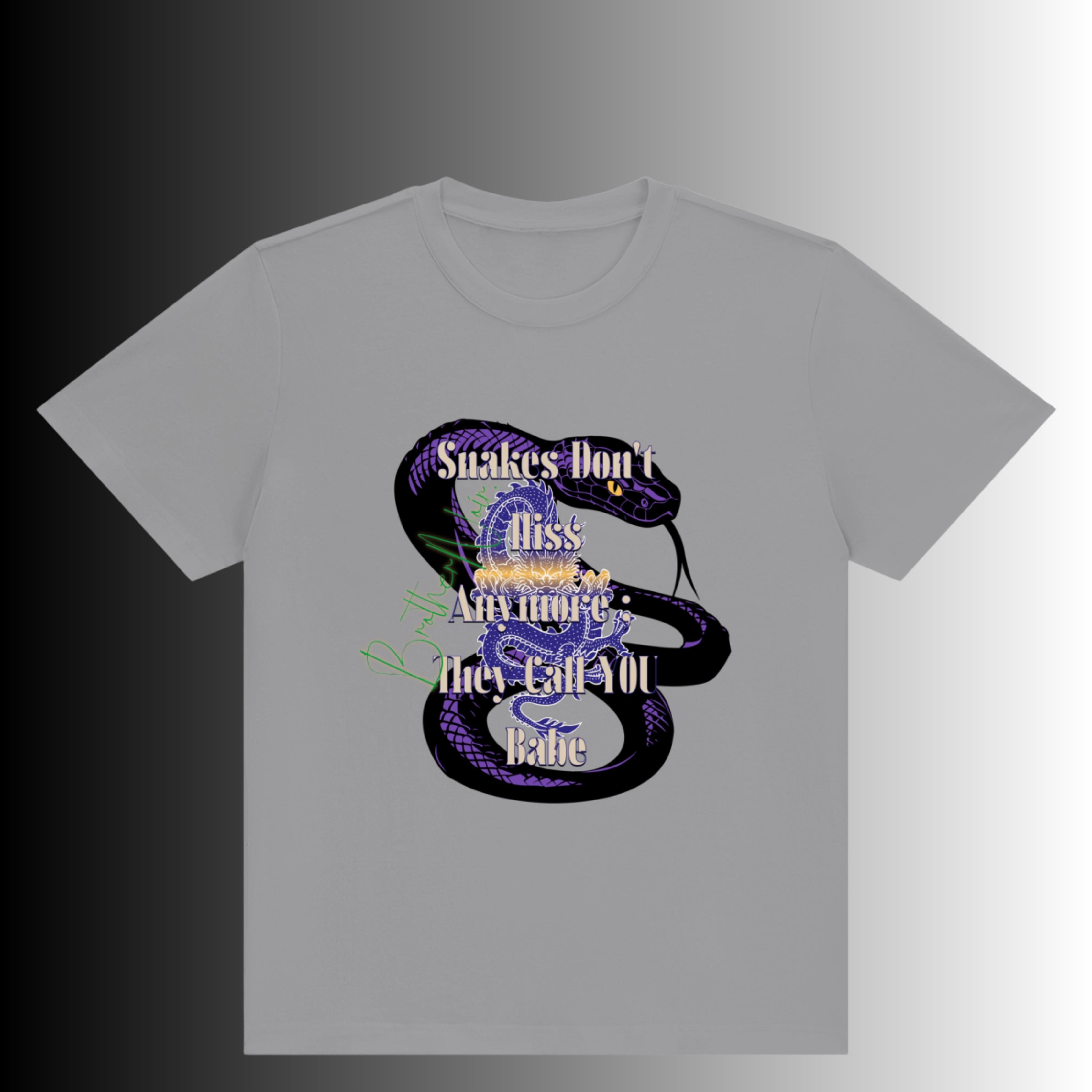 Snake Don't Hiss Regular-Fit Men's Tee