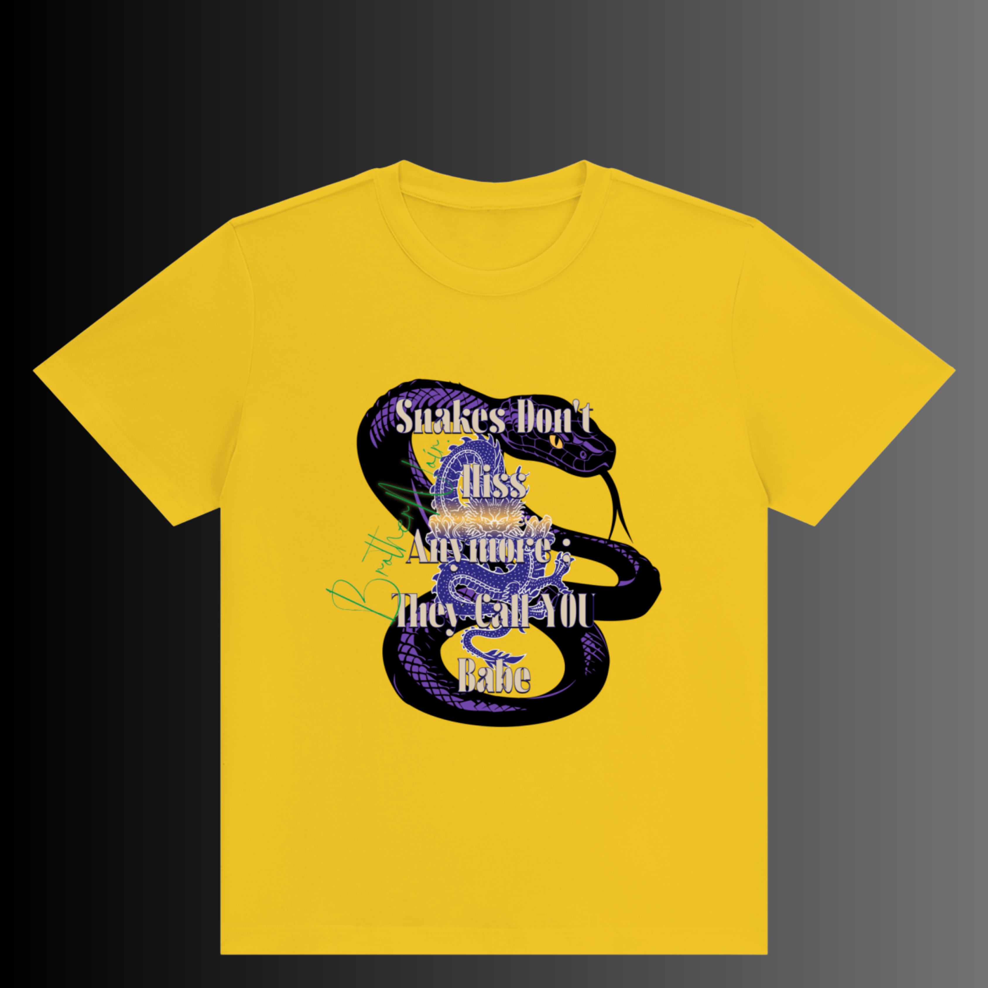 Snake Don't Hiss Regular-Fit Men's Tee