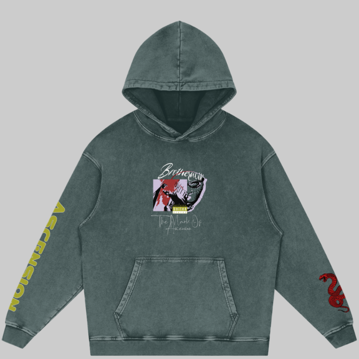 Ascension Snow Washed Cotton Hoodie
