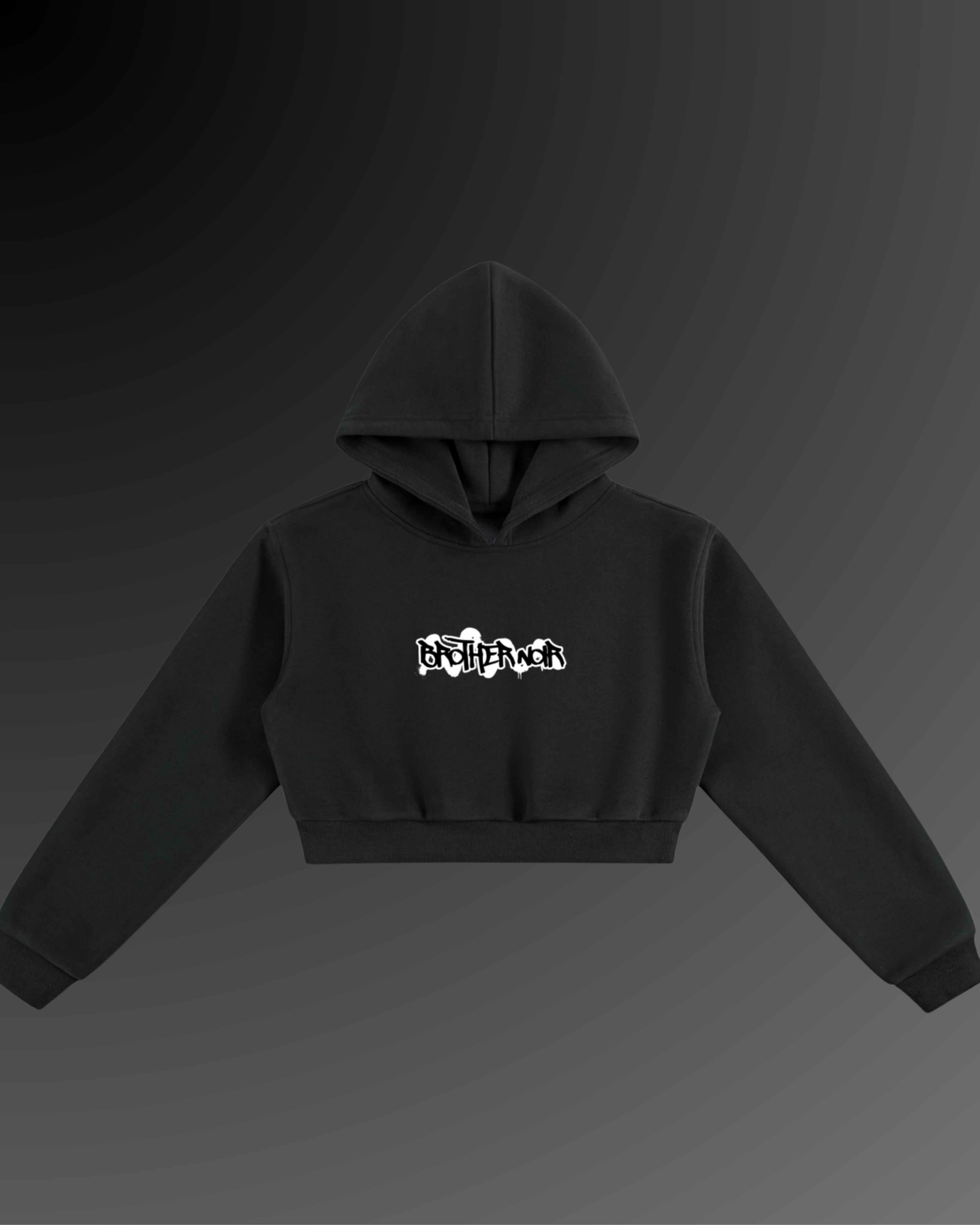 Brothernoir Cropped Hoodie