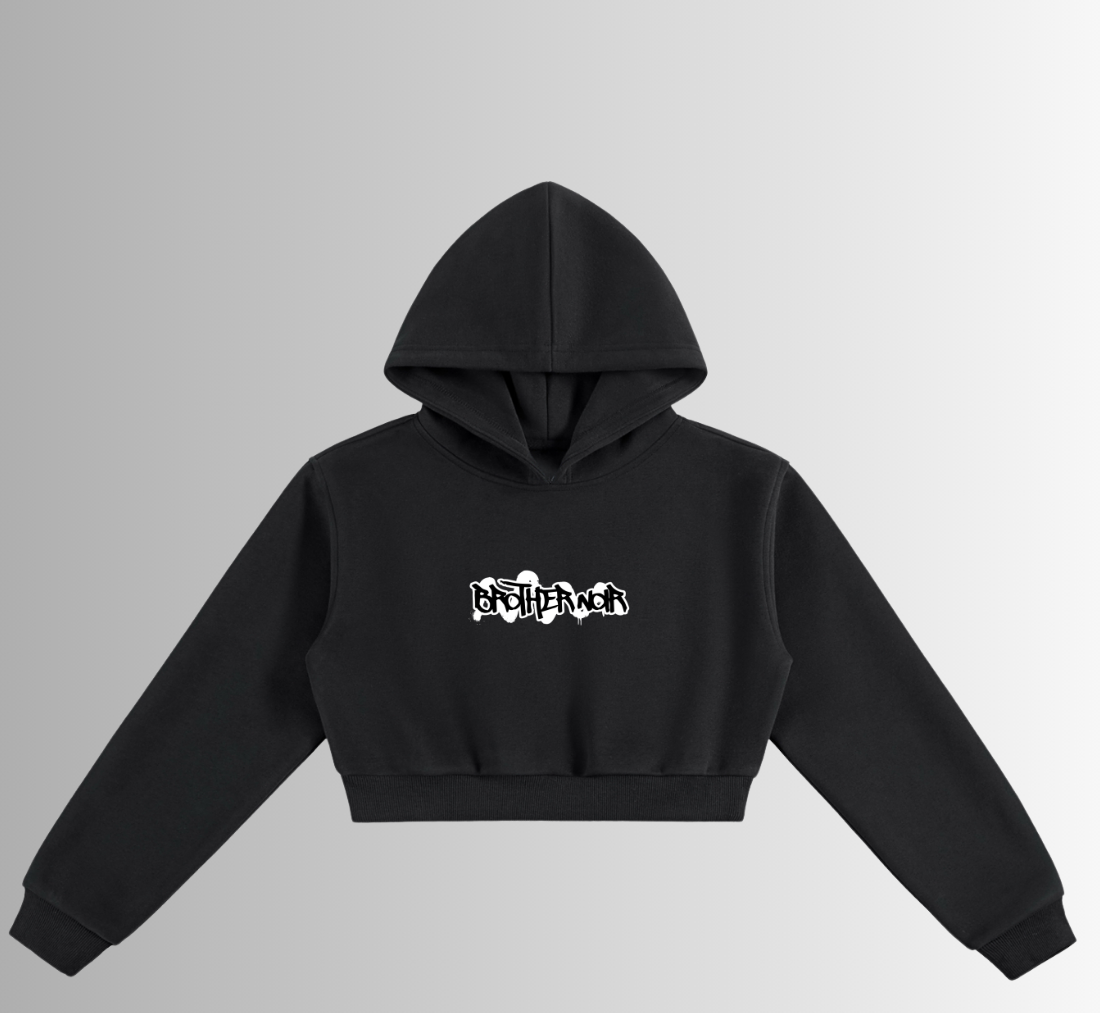 Brothernoir Cropped Hoodie