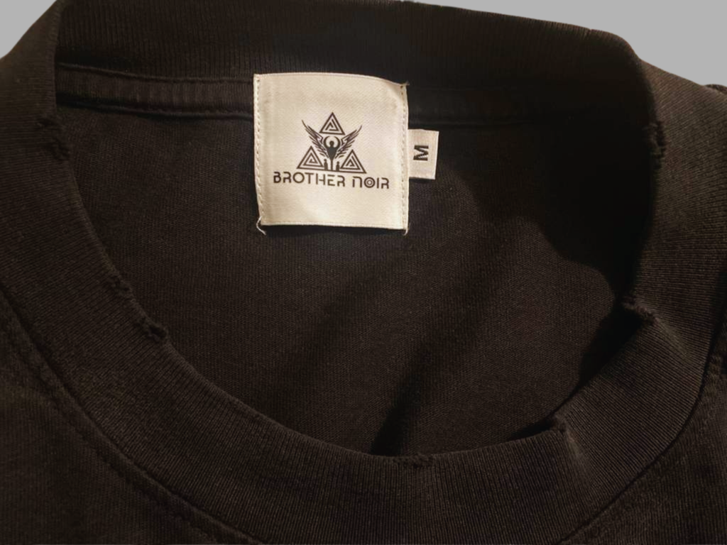 Wings Of Noir Ripped T-Shirt