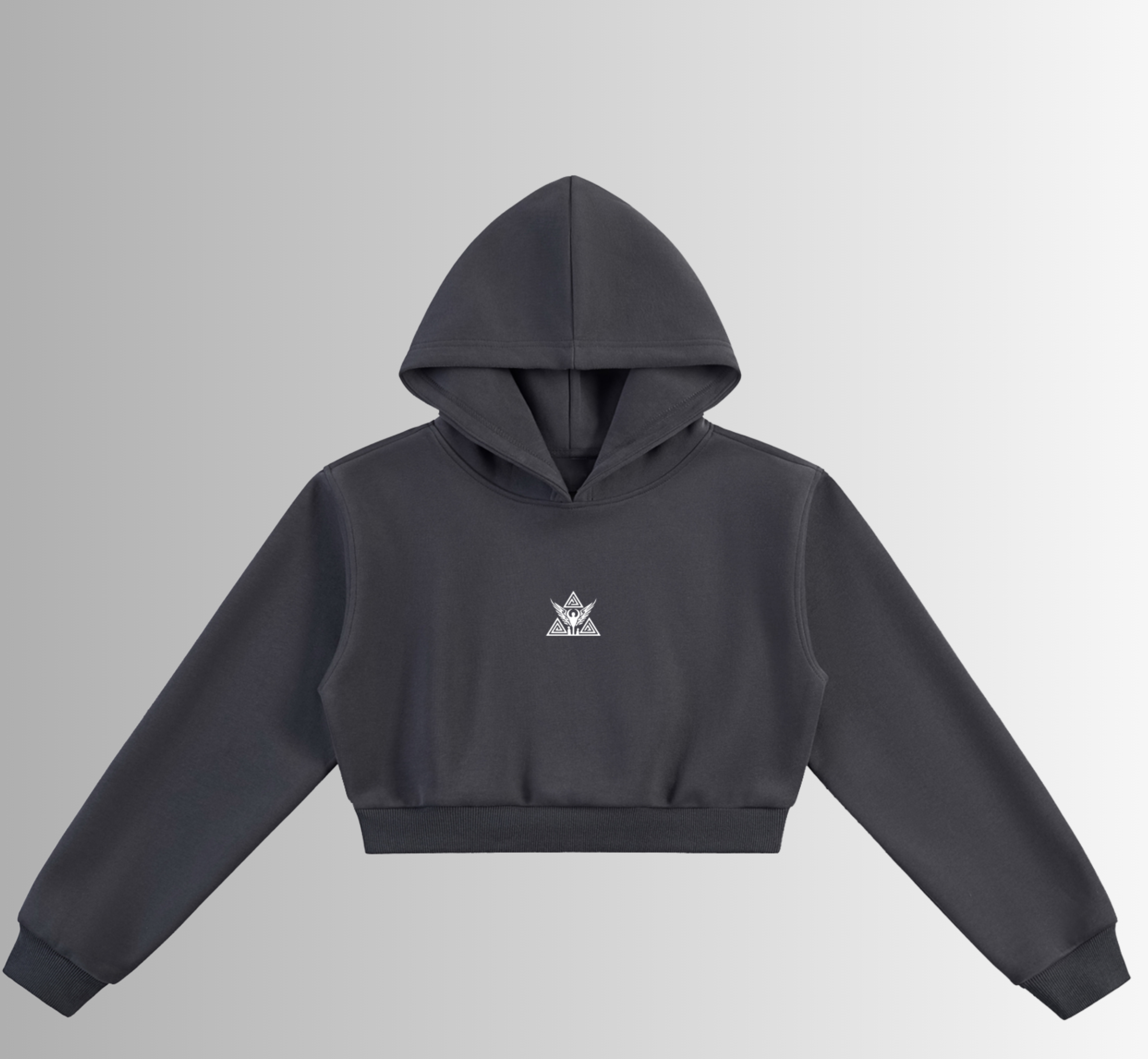 She Hunts Cropped Hoodie