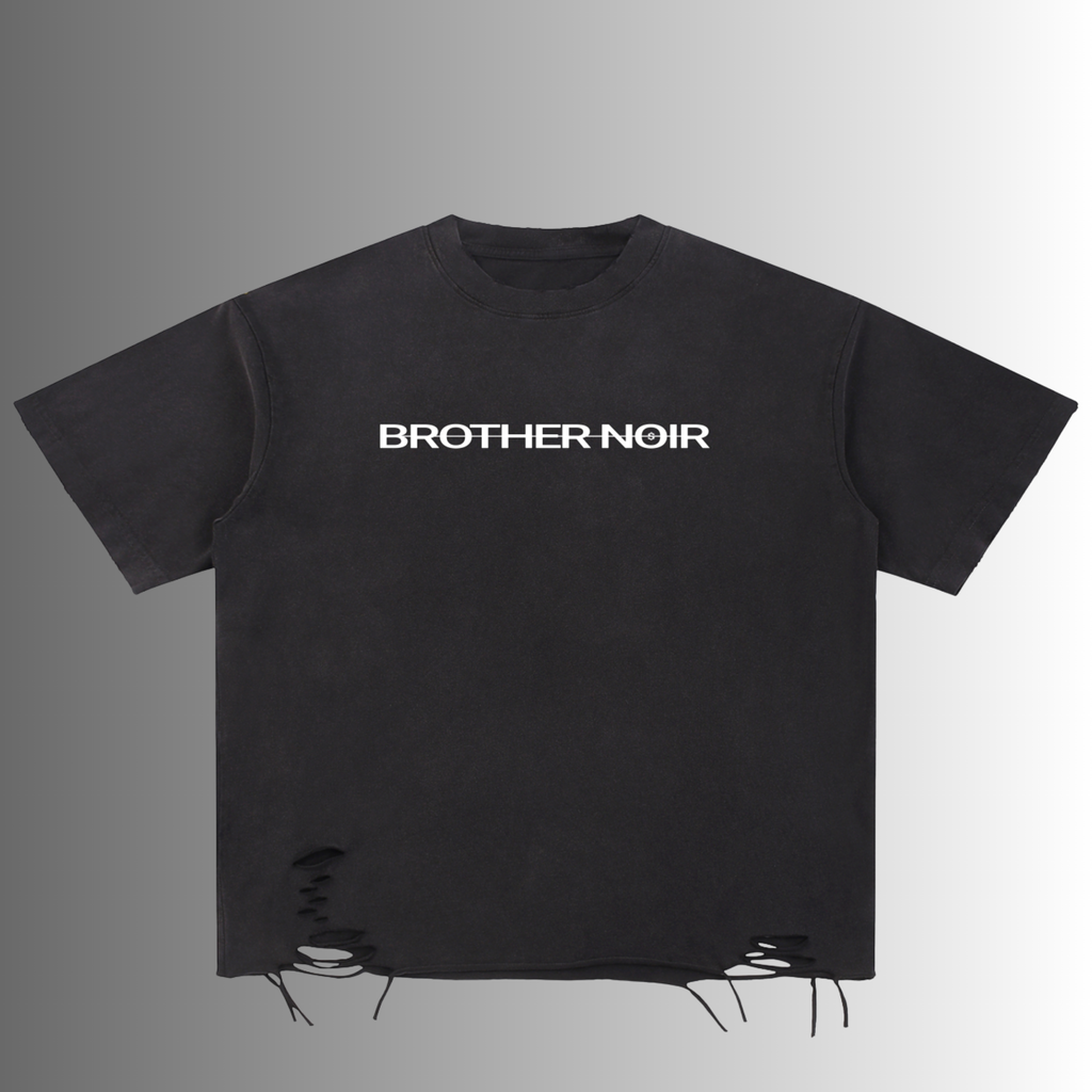 Wings Of Noir Ripped T-Shirt